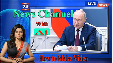 How To Make A News Channel With AI | AI News Video Generator | AI Lip Sync|