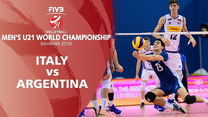Italy vs Argentina | Full Match | Men's U21 World Championships 2019 - Bahrain - 天天要闻