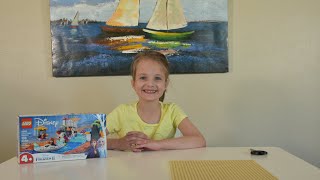 Sofia Builds And Tests The Canoe That Comes In Lego Disney Frozen Ii Annas Canoe Expedition Set