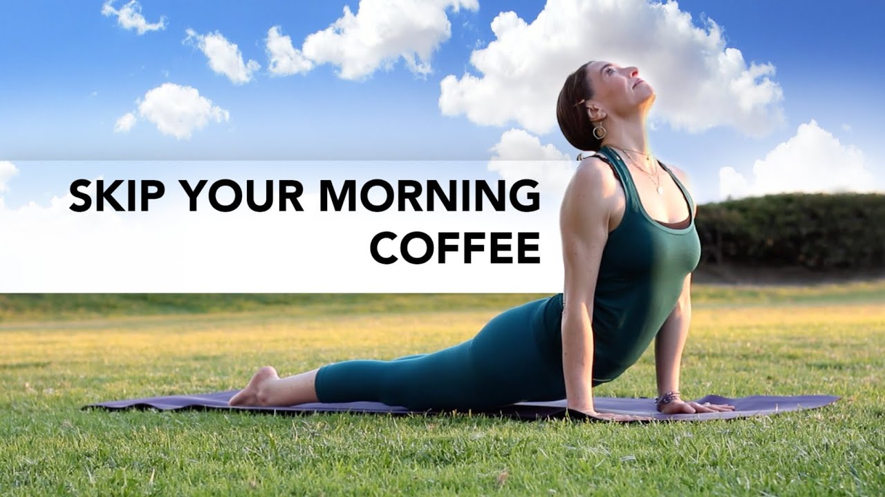 ⁣Yoga For Energy (Better Than Coffee!) 10-min Morning Wake up