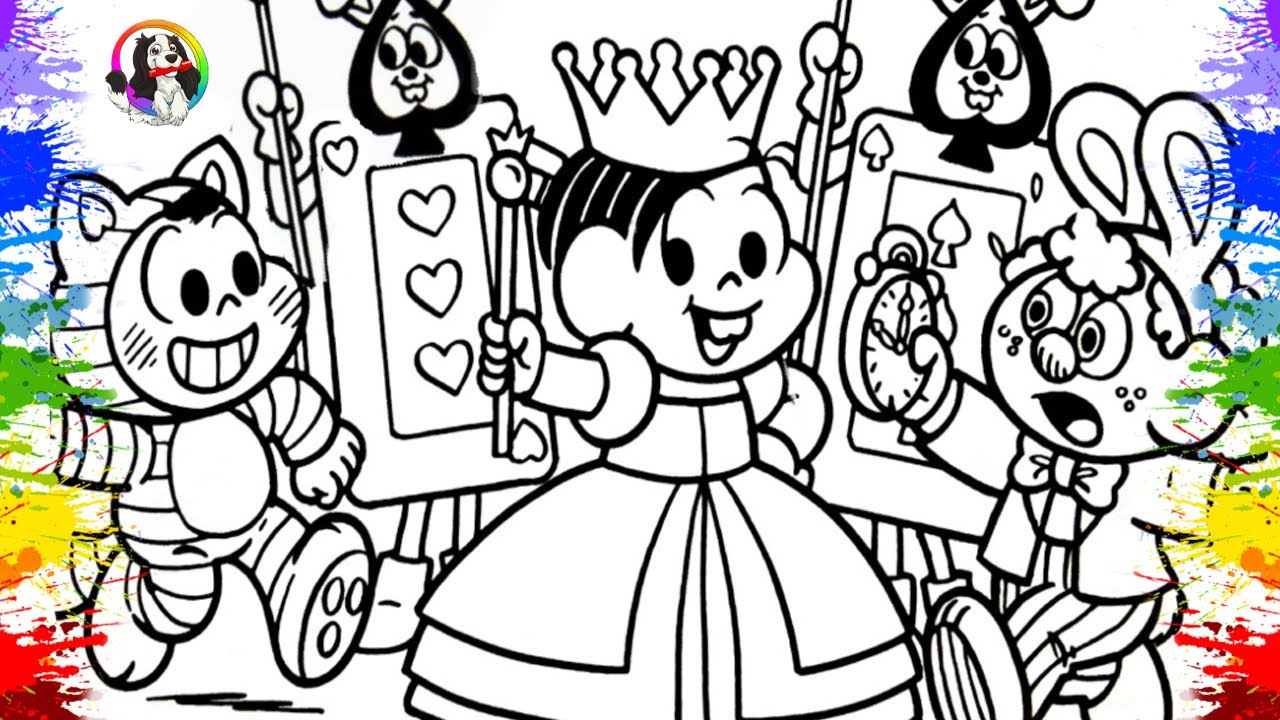 Atividades educativas: Desenhos da Turma da Mônica Baby para colorir