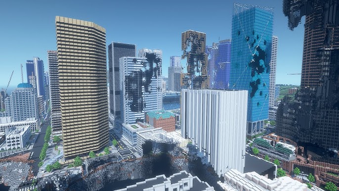 Building 1:1 Scale Minecraft Replicas with Google Maps