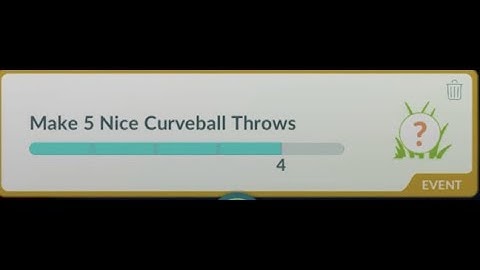 Make 5 Nice Curveball Throws