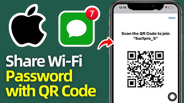 How to Share Wi Fi Password with QR Code on iPhone