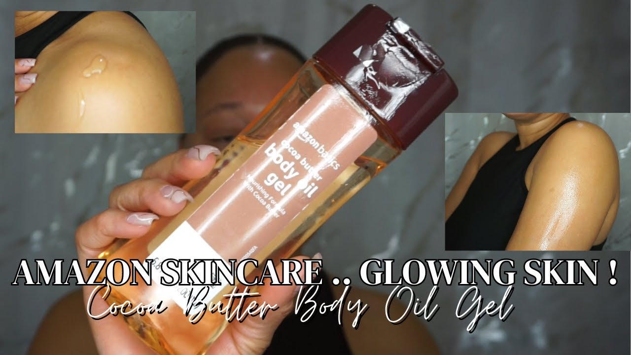 Cocoa Butter Body Oil Gel Review Amazon Basics Skincare Euniycemari