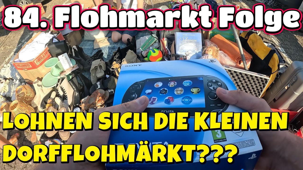 84.  Flohmarkt Folge /// Mini Dorfflohmarkt lohnen sich kleine Märkte?