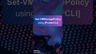 PowerCLI: Change Storage Policy in Azure VMware Solution. #avs #shorts #powercli #azure #VMware