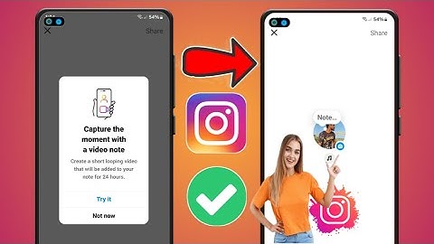 How to Fix Instagram Notes Video Not Showing Problem | Instagram Notes Camera Option Not Showing