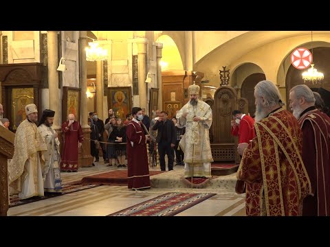 საკვირაო მსახურება ყოვლადწმინდა სამების სახელობის საპატრიარქო ტაძარში  (15.05.2022)