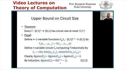 ToC Circuit Complexity