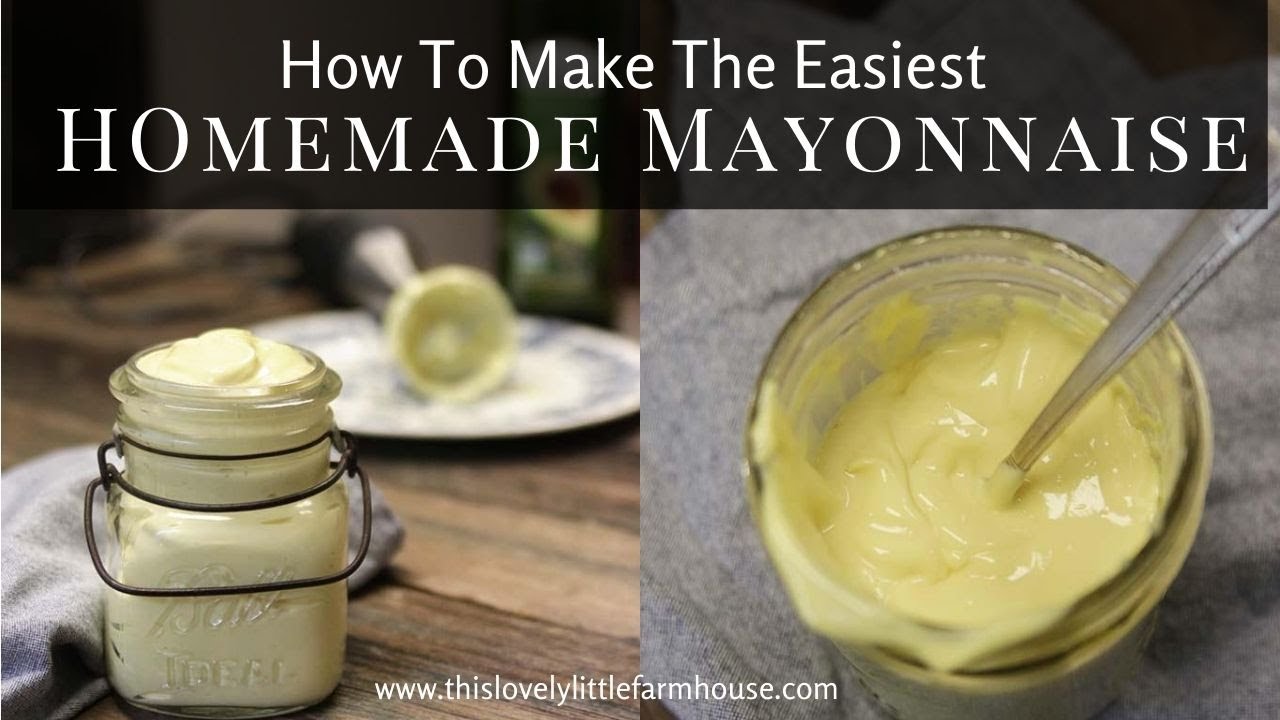 How To Make Fail Proof Homemade Mayonnaise Avocado Oil Mayo Recipe YouTube