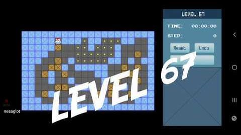 Classic Sokoban Level 67 | without UNDO | Solution 1 - 90