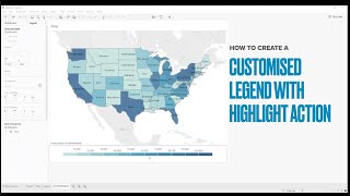 Tableau - How to Create a Customised Legend with Highlight Action