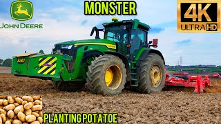 2024 XXL Heavy Machinery Planting Potatoes | Monster John Deere 8R 370 Grimme CS 150 GB 215