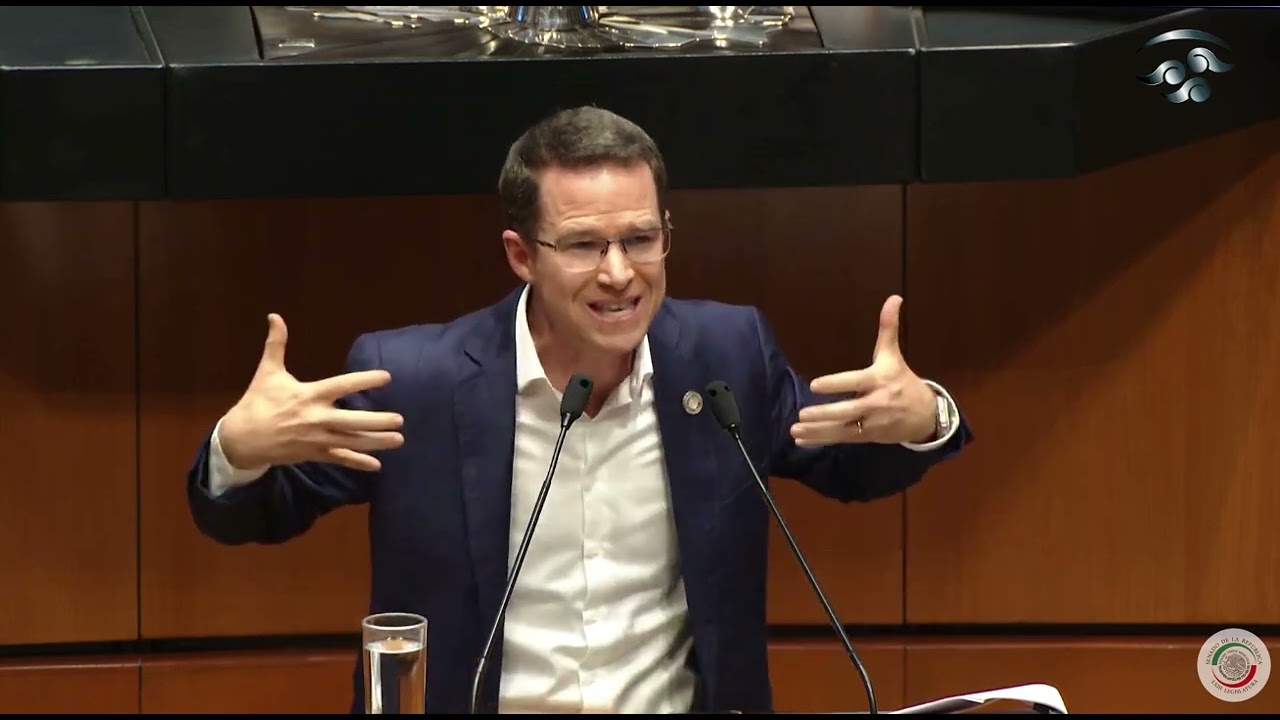 Senador Ricardo Anaya Cortés en la discusión al dictamen en materia de inimpugnabilidad