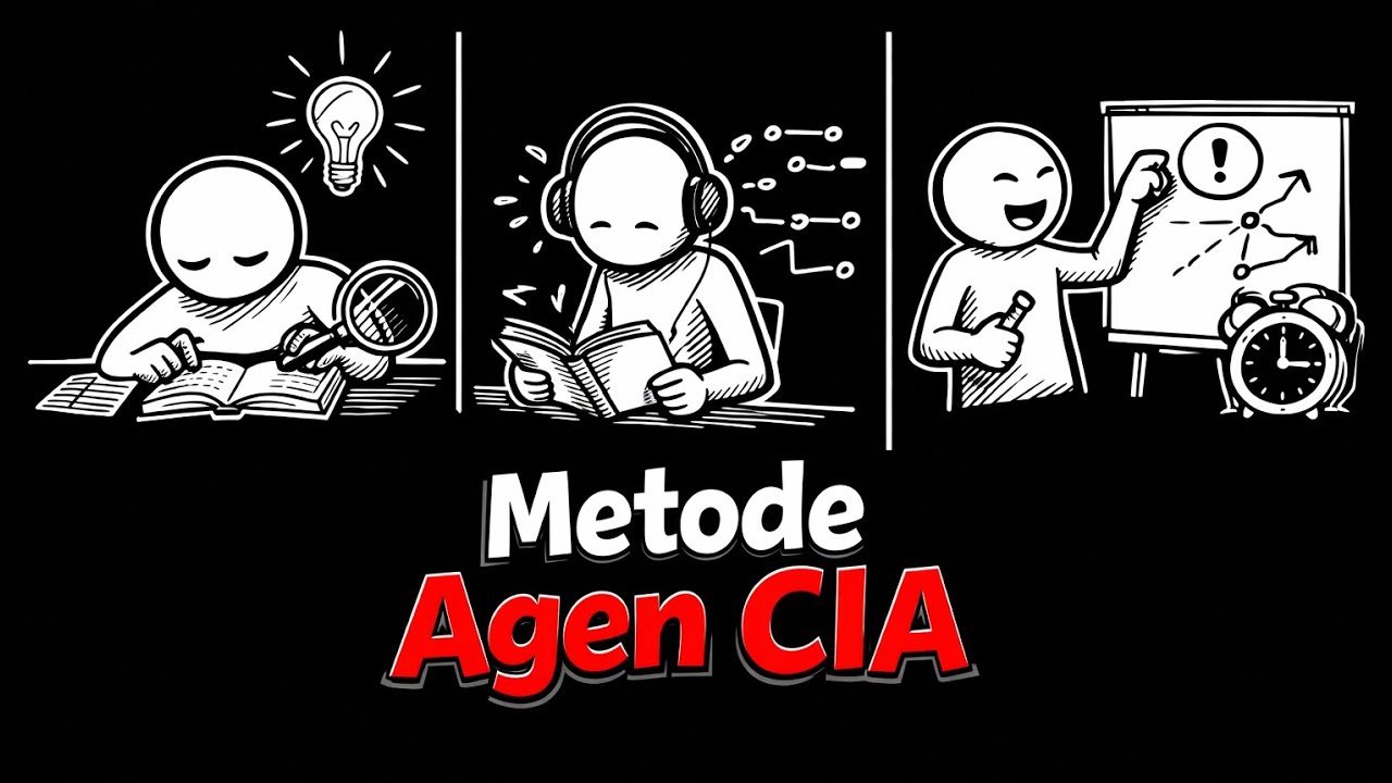 Metode Belajar Agen CIA: Cara Menguasai Materi 2x Lebih Cepat Tanpa Begadang