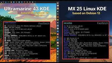 Ultramarine Linux 43 and MX 25 KDE - which would you choose?