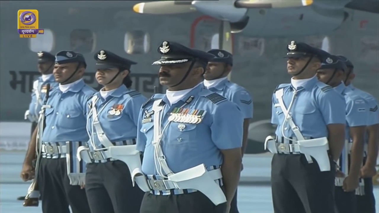 Presentation of President’s Colours Award by President Ram Nath Kovind doordarshan national live