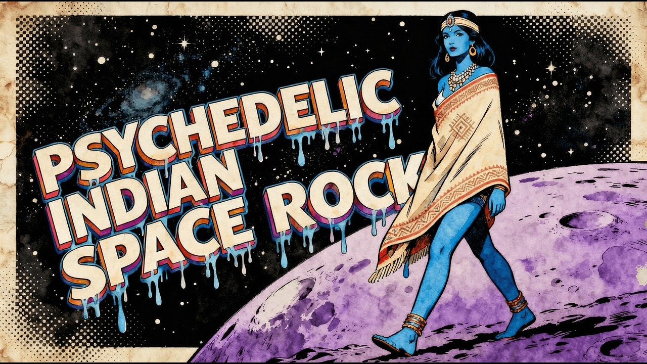 Psychedelic Indian Space Rock Chillout Mix [2.5hr+ AI Album] | Sending good vibes your way hombre!