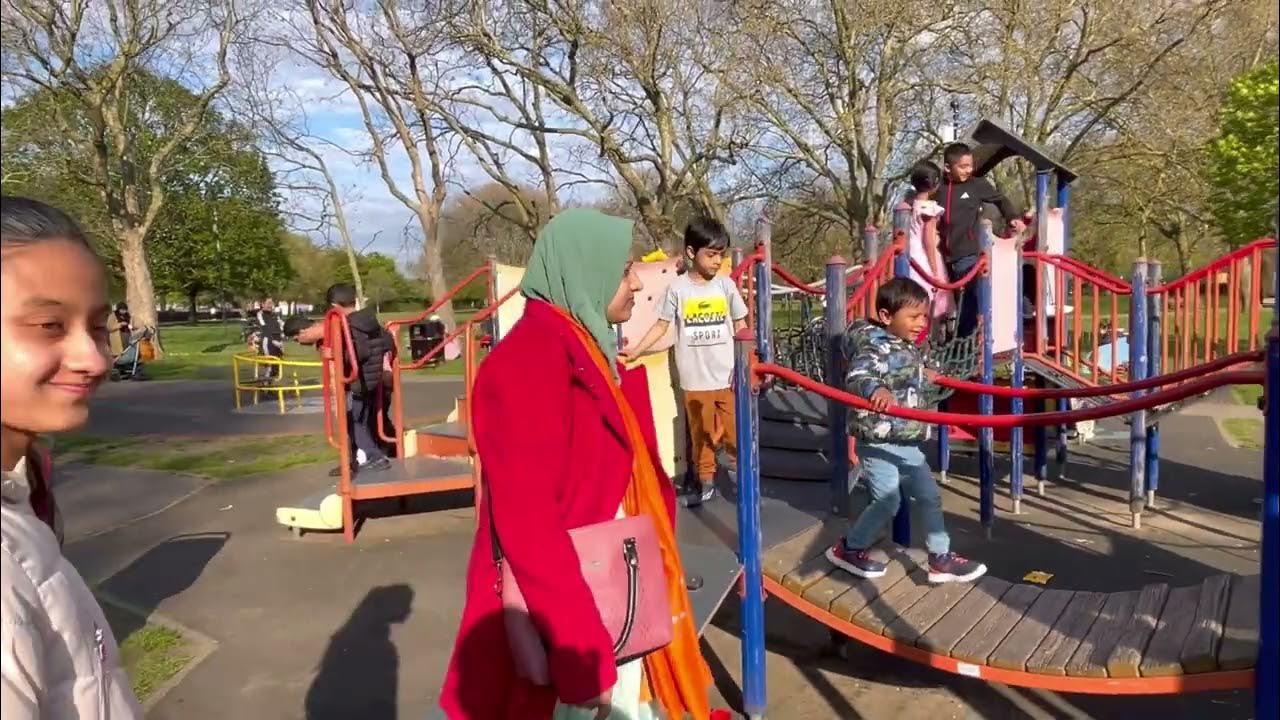 Central Park,East Ham London / Walking Tour/ Playground 2023 YouTube