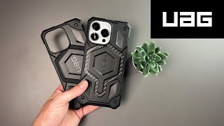 New UAG Monarch Pro - Kevlar Black & Carbon Fiber for iPhone 14 Pro Max!