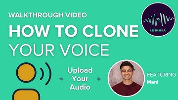 How To Clone Your Voice - Upload Your Audio