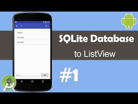 SQLite Database to ListView - Part 1: Create DatabaseHelper - Android Studio Tutorial