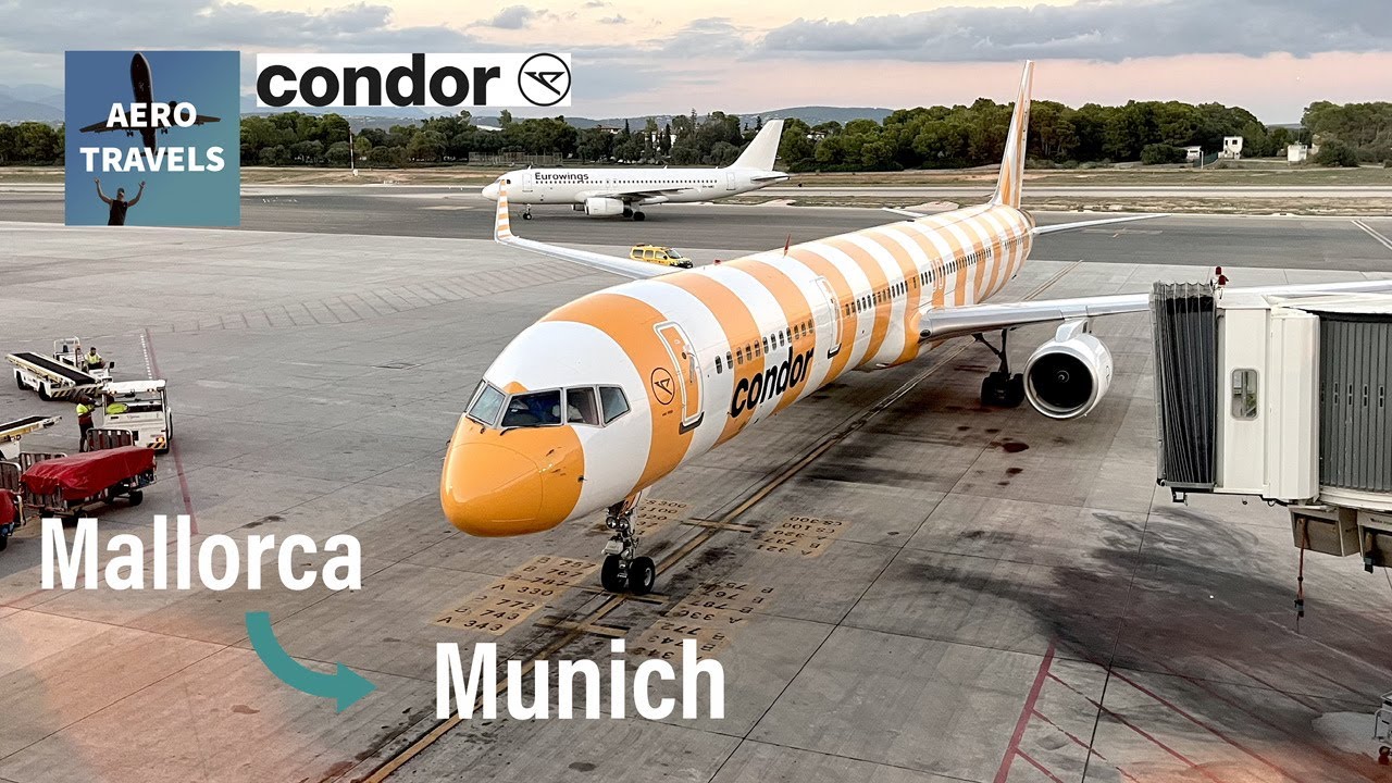 RARE! TRIP REPORT | Condor (Economy) | Palma de Mallorca (PMI) to Munich (MUC) | Boeing 757-300
