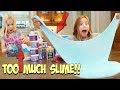 WE ADDED TOO MANY INGREDIENTS TO OUR SLIME!!