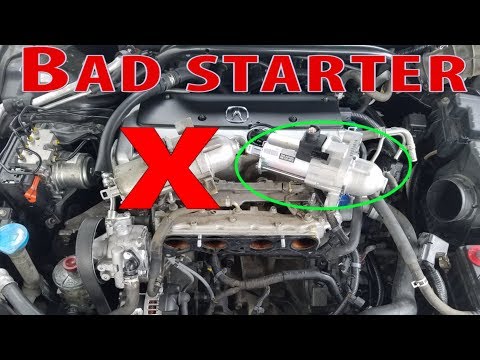 How To Video Acura Tsx Starter Replacement Acura Tsx Starter Replacement
