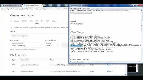 Setup DNS records in Digital Ocean