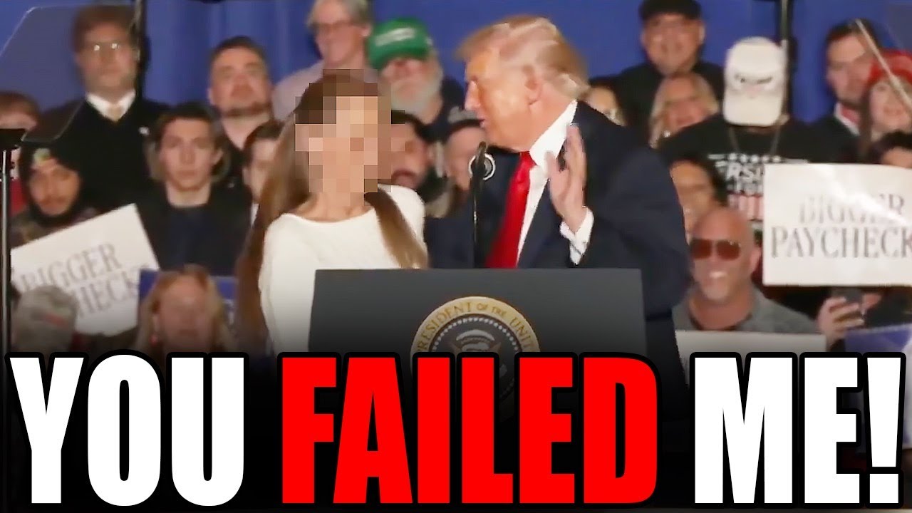 OMG: Crowd Member GETS ON STAGE and HUMILIATES TRUMP!