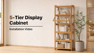 MoNiBloom - Display Cabinet - DSC-003-T5-27-NT-T2 - Assembly/Installation Guide