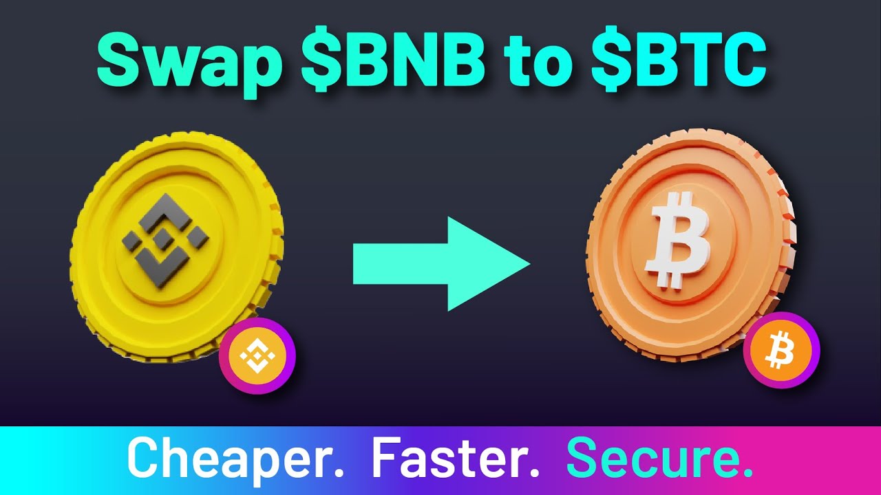Swap #BNB to #BTC Bitcoin in 1-Click | Cheaper, Faster & Secure |  Cross-Chain Swap - YouTube
