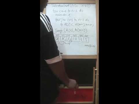 Brute Force Example 3: Selection Sort