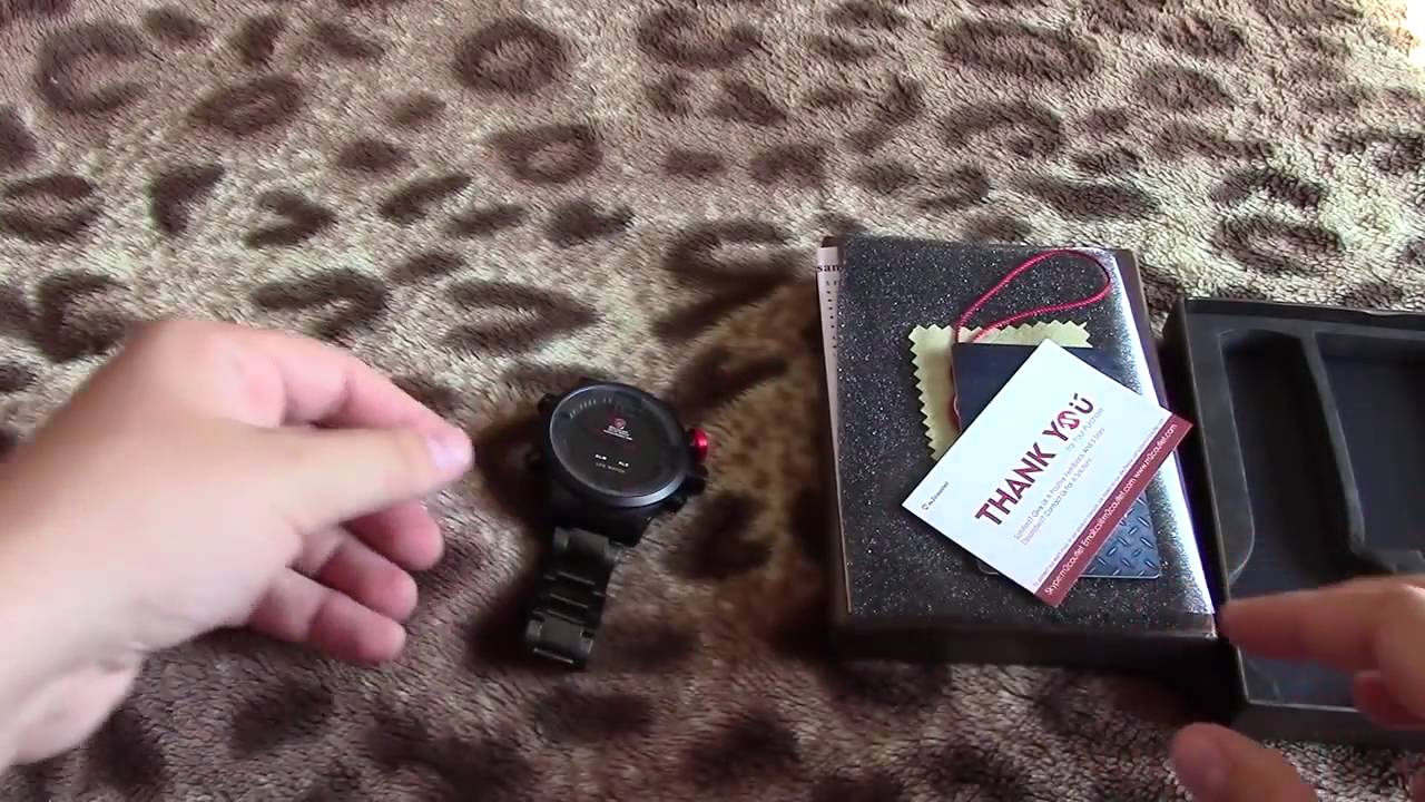 Посылка из Китая с сайта AliExpress, часы Shark Sport Watch SH 105