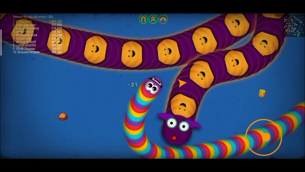 Jebak Semua Cacing Besar samapai jadi peringkat 1🤩