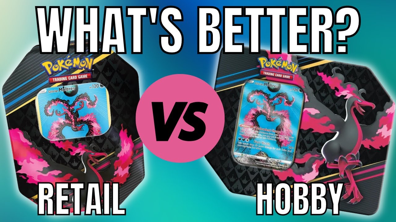 Crown Zenith Retail Tins Vs. Hobby Tins... What's Better?