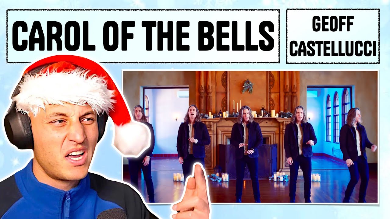 Geoff's most requested song! CAROL OF THE BELLS (low bass) | classical singer reacts & analyses