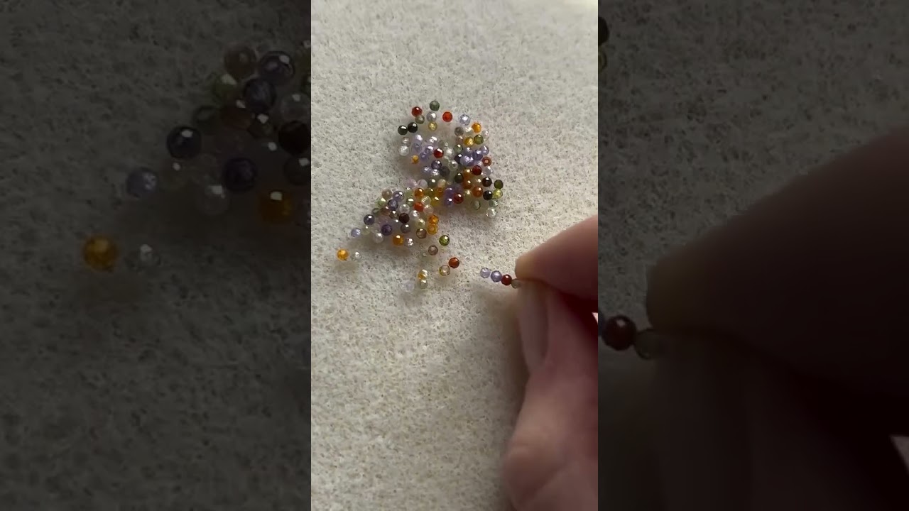 Космеи с цирконами ♥️🌷🌿 