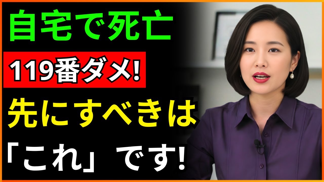 ご両親がご自宅で亡くなられたとき、絶対に119番から押さないでください!一番先にすべき葬儀の手続きと事後処理の順番