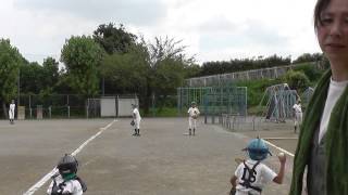 20140706低学年練習2新作こども会　少年野球　川崎市高津区