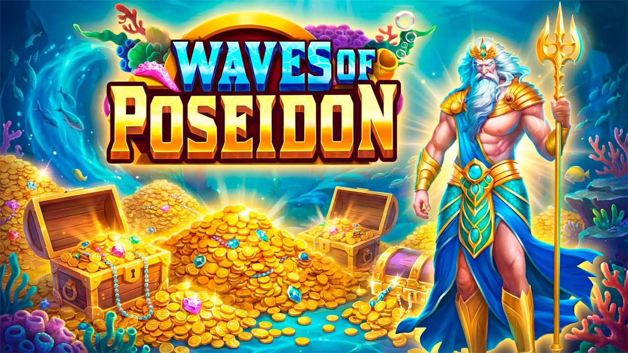 Waves of Poseidon ДИКО ВЫДАЕТ! БЕЗУМНАЯ ИГРА! ШОК!