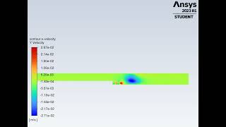 animation y velocity backward-facing step