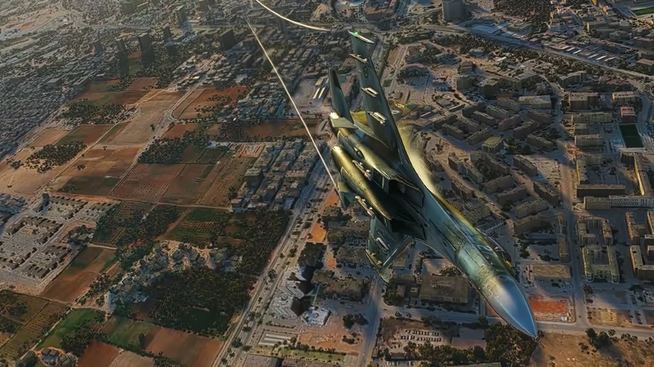 MSFS 2020 - Oran vue du ciel - Soukhoï Su-27 - 4K (Nitro_Kill)
