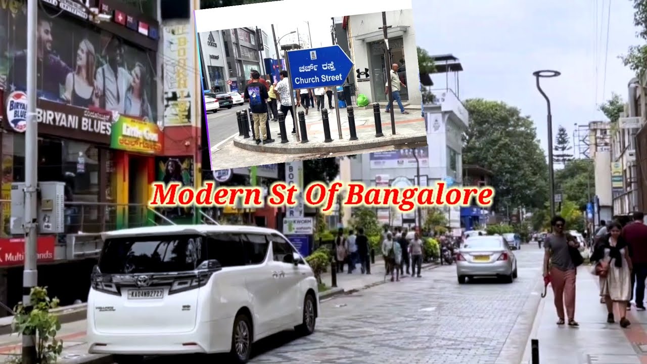 Modern Street Of Bangalore Church Street Walking Tour YouTube