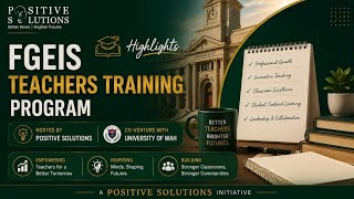 FGEI Teachers Training Program Level 2 – Day 2 | Self Development by Dr. Attique Raza