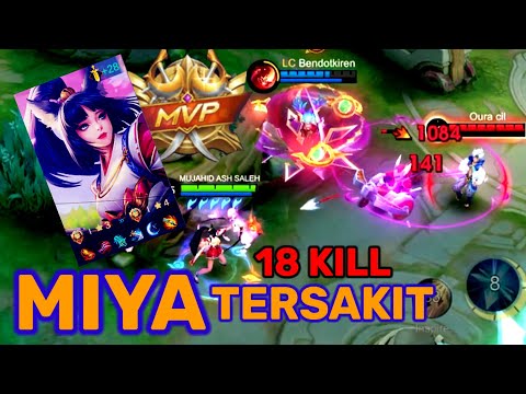 18 KILL MVP !! SOLO RANKED MIYA BANTAI SORA - MOBILE LEGENDS: BANG BANG