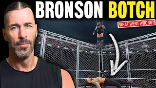 Bronson Reeds Cage Dive Botch - What Went Wrong?
