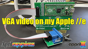 Apple IIe (1983) with VGA in 2024 - A2 VidGA Upgrade Demo & Review
